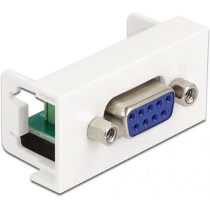 Module Keystone Delock - D-Sub 9 broches - Blanc - Interface électrique et réseau Module Keystone Delock - D-Sub 9 broches - Blanc - Interface électrique et réseau