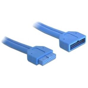 DeLOCK 82943 USB-kabel - 45cm, Blauw, USB 3.2 Gen 1 DeLOCK 82943 USB-kabel - 45cm, Blauw, USB 3.2 Gen 1
