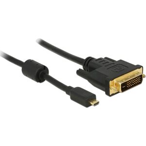 DeLOCK 83586 Kabel adaptora wideo - Dual Link - Micro-HDMI D - DVI-D - 2m DeLOCK 83586 Kabel adaptora wideo - Dual Link - Micro-HDMI D - DVI-D - 2m