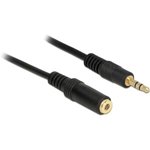 Câble d'extension audio DeLOCK 3,5 mm - Noir Câble d'extension audio DeLOCK 3,5 mm - Noir