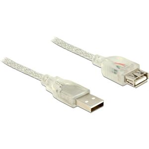 Delock USB Verlängerungskabel - 1,5 m Transparent Delock USB Verlängerungskabel - 1,5 m Transparent