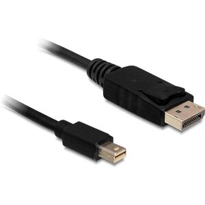 DeLOCK Mini Displayport/Displayport Adapter Cable - 0.5m - Black DeLOCK Mini Displayport/Displayport Adapter Cable - 0.5m - Black