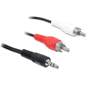Câble audio Delock 84000 - 1,5m, RCA, Jack stéréo Câble audio Delock 84000 - 1,5m, RCA, Jack stéréo