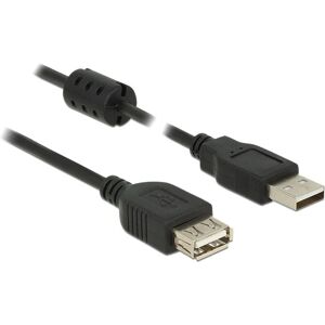 DeLOCK 3m USB 2.0 A auf A Kabel - Schwarz DeLOCK 3m USB 2.0 A auf A Kabel - Schwarz