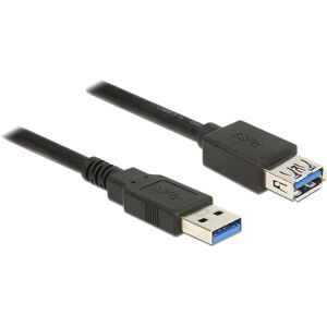 DeLOCK 85056 USB-Kabel - USB 3.2 Gen 1 - 2 m - Schwarz - USB Type A Kabel DeLOCK 85056 USB-Kabel - USB 3.2 Gen 1 - 2 m - Schwarz - USB Type A Kabel