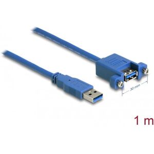 Delock USB 3.0 Extension Cable - 1m Blue USB 3.2 Gen 1 Delock USB 3.0 Extension Cable - 1m Blue USB 3.2 Gen 1