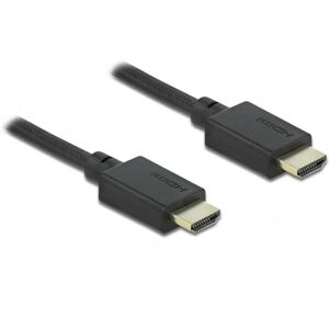 DeLOCK 85387 HDMI Kabel - 8K Support - Sort DeLOCK 85387 HDMI Kabel - 8K Support - Sort