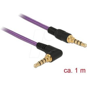 Câble audio DeLOCK 85611 - 1m - Violet - Câble audio Câble audio DeLOCK 85611 - 1m - Violet - Câble audio