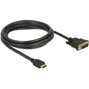 DeLOCK 85654 HDMI DVI Adapter Cable 2m - Supports Bidirectional Data Transfer DeLOCK 85654 HDMI DVI Adapter Cable 2m - Supports Bidirectional Data Transfer
