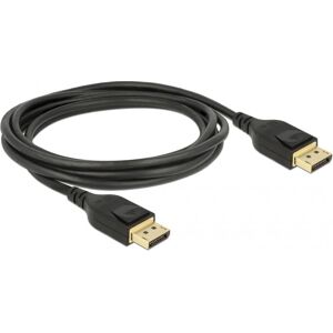 DeLOCK 85661 DisplayPort-Kabel - 8K UHD 3 m Schwarz DeLOCK 85661 DisplayPort-Kabel - 8K UHD 3 m Schwarz