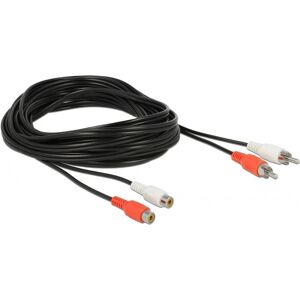Câble audio DeLOCK 85807 - 5m - Noir Câble audio DeLOCK 85807 - 5m - Noir