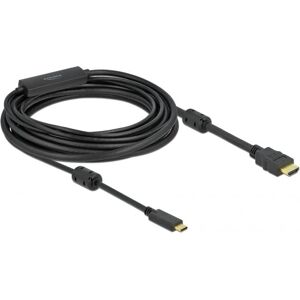 DeLOCK 85973 Video-Kabeladapter - Schwarz - 4K-Unterstützung DeLOCK 85973 Video-Kabeladapter - Schwarz - 4K-Unterstützung
