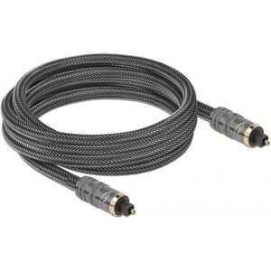 DeLOCK Anthracite Optical TOSLINK Cable - 3m DeLOCK Anthracite Optical TOSLINK Cable - 3m