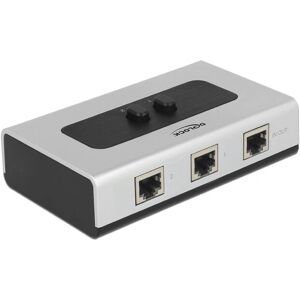 DeLOCK 87673 interface hub - 1000 Mbit/s - Black, Grey DeLOCK 87673 interface hub - 1000 Mbit/s - Black, Grey
