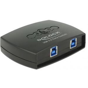 DeLOCK 87723 Commutateur de Données USB - USB 3.0 Haute Vitesse - Noir DeLOCK 87723 Commutateur de Données USB - USB 3.0 Haute Vitesse - Noir