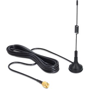 Antenne réseau DeLOCK 88877 - Omnidirectionnelle - 3 dBi - Noire Antenne réseau DeLOCK 88877 - Omnidirectionnelle - 3 dBi - Noire