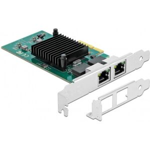 DeLock 89021 Netzwerkkarte - Dual Gigabit Ethernet PCIe x4 DeLock 89021 Netzwerkkarte - Dual Gigabit Ethernet PCIe x4