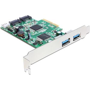 DeLOCK PCI Express Kaart - USB 3.0 & SATA 6 Gb/s - x4 DeLOCK PCI Express Kaart - USB 3.0 & SATA 6 Gb/s - x4
