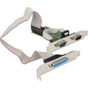 Carte PCI Express DeLOCK 89556 - 2 Serial + 1 Parallèle - PCIe 2.0 Profil Bas Carte PCI Express DeLOCK 89556 - 2 Serial + 1 Parallèle - PCIe 2.0 Profil Bas