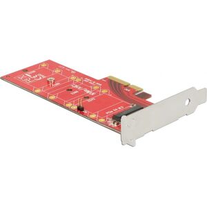 Carte PCIe NVMe M.2 DeLOCK 89577 avec dissipateur - Interne - PCIe 3.0 x4 - Noir, Rouge, Argent - Publicité Carte PCIe NVMe M.2 DeLOCK 89577 avec dissipateur - Interne - PCIe 3.0 x4 - Noir, Rouge, Argent - Publicité