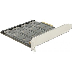 DeLOCK 89888 Opslagcontroller - RAID PCIe x4 - M.2 slots DeLOCK 89888 Opslagcontroller - RAID PCIe x4 - M.2 slots