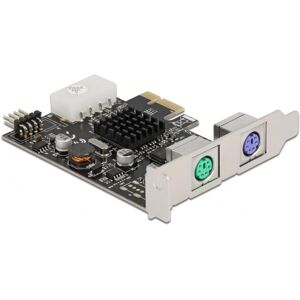 DeLOCK 90049 Tarjeta PCIe x1 - 2 PS/2 y USB 2.0 Interno y Externo DeLOCK 90049 Tarjeta PCIe x1 - 2 PS/2 y USB 2.0 Interno y Externo