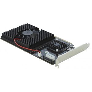 DeLOCK 90409 PCIe x8/x16 4x NVMe M.2 Adapter - Support Boot, S.M.A.R.T. DeLOCK 90409 PCIe x8/x16 4x NVMe M.2 Adapter - Support Boot, S.M.A.R.T.