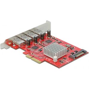 DeLOCK 90481 PCIe x4 USB 3.2 Karte - 4 externe Ports DeLOCK 90481 PCIe x4 USB 3.2 Karte - 4 externe Ports