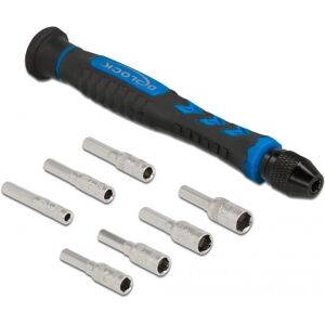 DeLock Schraubenzieher, Schraubendreherset 8-teilig Aubensechskant Hohlschaft 2,5 - 5,5mm DeLock Schraubenzieher, Schraubendreherset 8-teilig Aubensechskant Hohlschaft 2,5 - 5,5mm