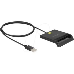 DELOCK Model 91724 - Smart Card Reader - Contact Chip - Black DELOCK Model 91724 - Smart Card Reader - Contact Chip - Black
