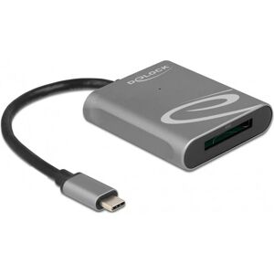 DeLOCK Kaartlezer USB 3.2 Gen 1 XQD - Zwart, Grijs DeLOCK Kaartlezer USB 3.2 Gen 1 XQD - Zwart, Grijs