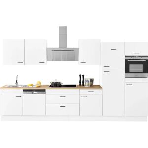 OPTIFIT Elga Küchenzeile - Weiß, 390cm x 60cm, Komplettküche OPTIFIT Elga Küchenzeile - Weiß, 390cm x 60cm, Komplettküche