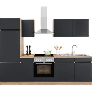 OPTIFIT Roth Küchenzeile - Anthrazit/Wildeiche - Komplettküchen-Set OPTIFIT Roth Küchenzeile - Anthrazit/Wildeiche - Komplettküchen-Set