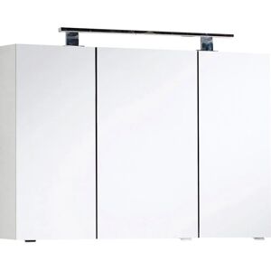 MARLIN 3400 Basic Spiegelschrank - Wandmontage, 3 Türen, Weiß Matt MARLIN 3400 Basic Spiegelschrank - Wandmontage, 3 Türen, Weiß Matt