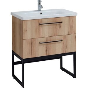 OPTIFIT Yukon - Waschtisch mit Keramikbecken - 80cm Breite OPTIFIT Yukon - Waschtisch mit Keramikbecken - 80cm Breite