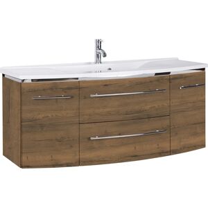 MARLIN 3040 Badezimmerwaschtisch - Eiche Struktur Braun - Waschtisch MARLIN 3040 Badezimmerwaschtisch - Eiche Struktur Braun - Waschtisch