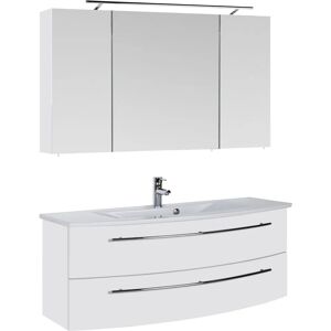 MARLIN 3040 Badezimmer-Set - Weiß Glanz, 120cm breit MARLIN 3040 Badezimmer-Set - Weiß Glanz, 120cm breit