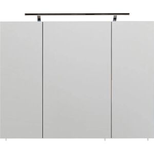 Marlin 3040 Weiß Eiche Spiegel Schrank - Bad-Spiegelschrank Marlin 3040 Weiß Eiche Spiegel Schrank - Bad-Spiegelschrank