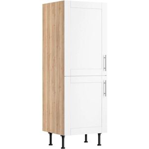 OPTIFIT Ahus Midischrank - Braun - 60cm x 176,6cm x 58,4cm - Skandinavisches Design OPTIFIT Ahus Midischrank - Braun - 60cm x 176,6cm x 58,4cm - Skandinavisches Design