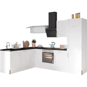 OPTIFIT Ahus Küche - Schwarz & Weiß - 270cm OPTIFIT Ahus Küche - Schwarz & Weiß - 270cm