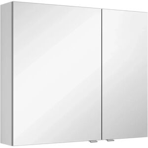 MARLIN 3980 Weiß Spiegelschrank - 80cm breit MARLIN 3980 Weiß Spiegelschrank - 80cm breit