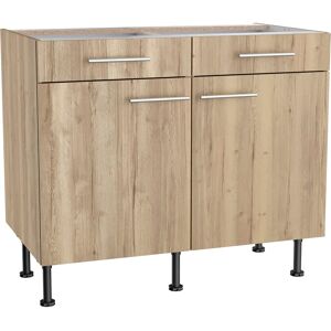 OPTIFIT Klara - 100cm Breite, 87cm Hoch, 58,4cm Tief - 2 Stück Unterschrank OPTIFIT Klara - 100cm Breite, 87cm Hoch, 58,4cm Tief - 2 Stück Unterschrank