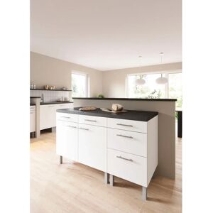 OPTIFIT Lilly Weiße Küche - 150x60x90cm Modulset OPTIFIT Lilly Weiße Küche - 150x60x90cm Modulset