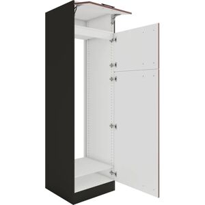 OPTIFIT Palma Küchenschrank - 60cm breit, 206,8cm hoch, 60cm tief - Rot & Anthrazit OPTIFIT Palma Küchenschrank - 60cm breit, 206,8cm hoch, 60cm tief - Rot & Anthrazit