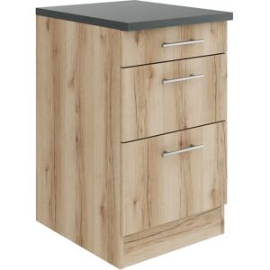 OPTIFIT Bella Unterschrank - 2 Schubladen, 50cm, Beige OPTIFIT Bella Unterschrank - 2 Schubladen, 50cm, Beige