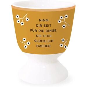 Grafik-Werkstatt Tazza per Uova d'Oro - Support per Uova in Porcellana - Accessorio di Lusso per Colazione Grafik-Werkstatt Tazza per Uova d'Oro - Support per Uova in Porcellana - Accessorio di Lusso per Colazione