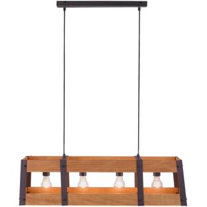 LEUCHTEN DIREKT Crate 4-flammig braune Deckenleuchte - Deckenlampe LEUCHTEN DIREKT Crate 4-flammig braune Deckenleuchte - Deckenlampe