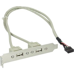 Inline USB Cable 2.0 - 35cm, 4-Port, PC Mount Inline USB Cable 2.0 - 35cm, 4-Port, PC Mount