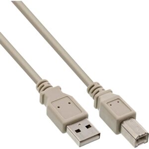 InLine 34557H USB A auf USB B Kabel - 7M - Männlich - 480 Mbit/s - Beige InLine 34557H USB A auf USB B Kabel - 7M - Männlich - 480 Mbit/s - Beige