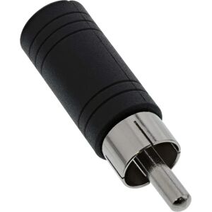 Adaptateur audio InLine 99325 - RCA mono et jack 3,5 mm - Noir Adaptateur audio InLine 99325 - RCA mono et jack 3,5 mm - Noir